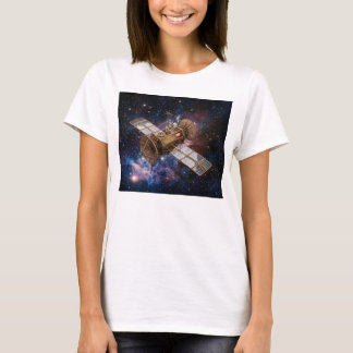 Steampunk-kommunikationssatellit Stjärnfylld T Shirt