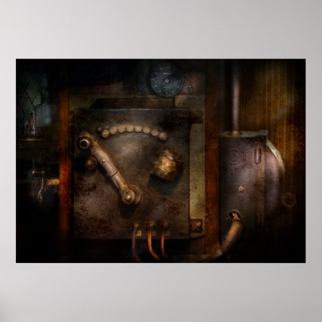 Steampunk - Kontrollrummet Poster (Framsidan)