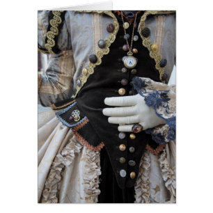Steampunk-korsett, Karnevalen, Venedig Hälsningskort