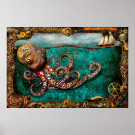 Steampunk - Krakens berättelse Poster