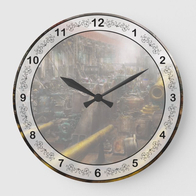 STEAMPUNK - Krig - Vi är redo Stor Klocka (Framsida)