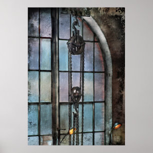 Steampunk - Kugghjul - Industrins betydelse Poster