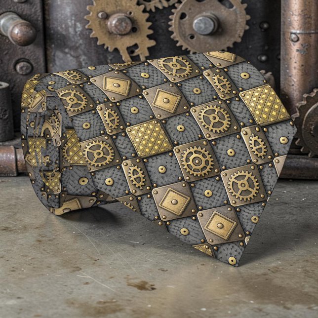 Steampunk Kugghjul Skräddarsydd slips (Skapare uppladdad)