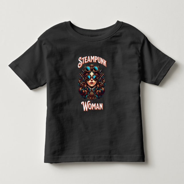 Steampunk-kvinna T Shirt (Framsida)