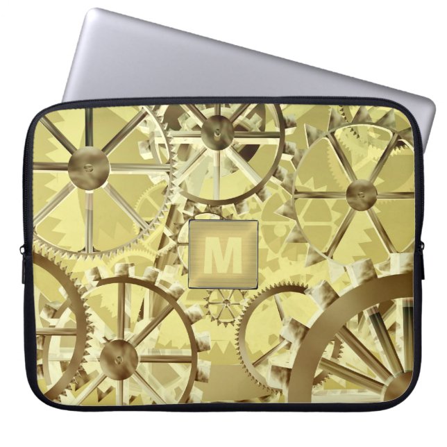 Steampunk Laptop Sleeve (Framsidan)