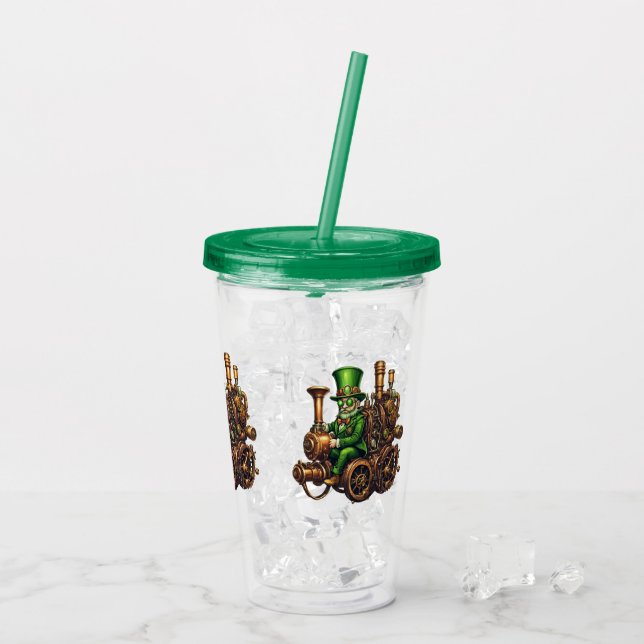 Steampunk Leprechaun Take Away Mugg (Baksida Ice)