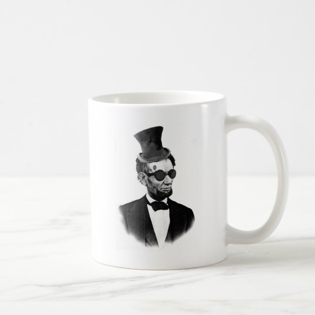 Steampunk Lincoln Kaffemugg (Höger)