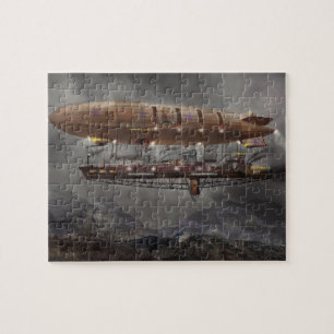 Steampunk - litet luftskepp - Airship Maximus Pussel