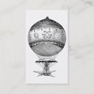 Steampunk Luftballong Visitkort