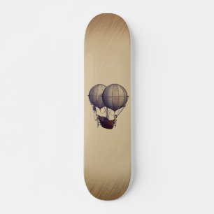 Steampunk-Luftballonger med Frakt Mini Skateboard Bräda 18,5 Cm