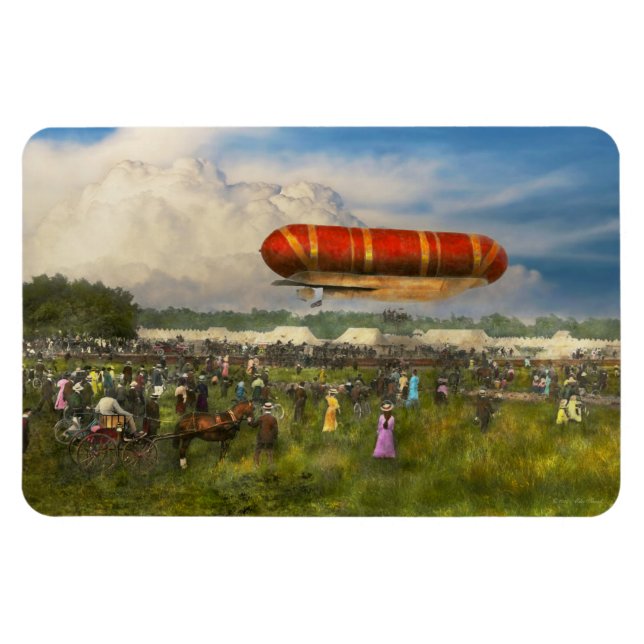 Steampunk - Luftskepp - Uppskjutning av Nulli Secu Magnet (Horisontell)