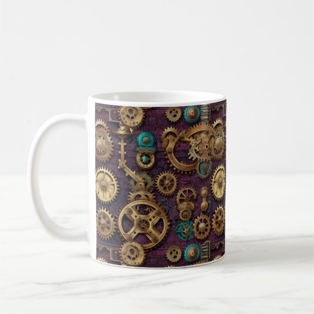 Steampunk Machinery Mugg (Vänster)