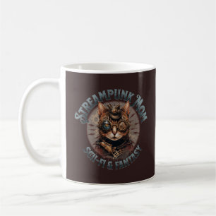 Steampunk Mamma Cat Kaffemugg