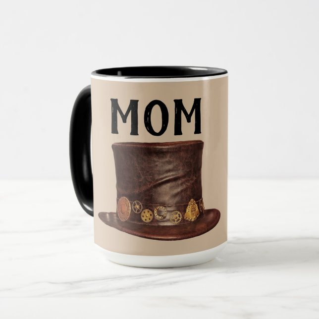 STEAMPUNK MAMMA KAFFE KOPPAR (Framsida vänster)