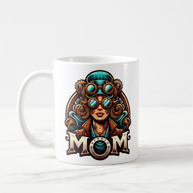 Steampunk Mamma Kaffemugg (Vänster)