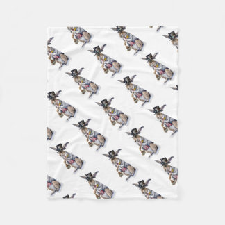 Steampunk March Hare Fleecefilt