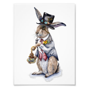 Steampunk marsHare Fototryck