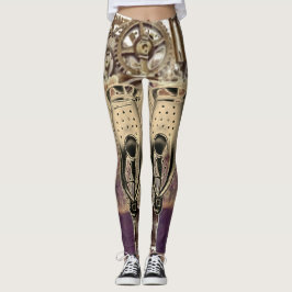 Steampunk Maskin Armor Leggings