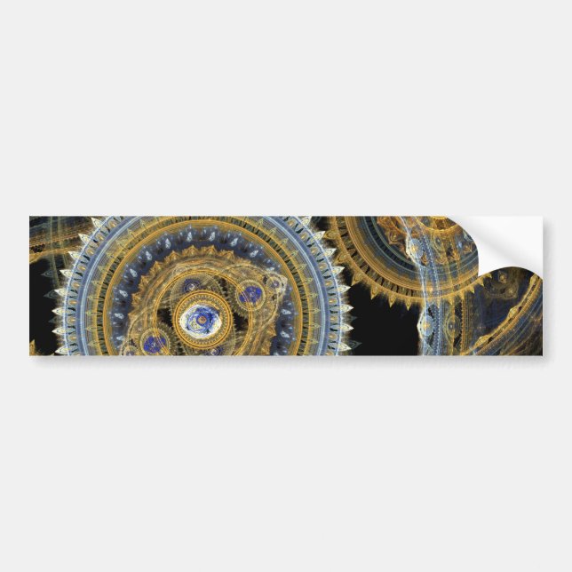 Steampunk maskin bildekal (Framsidan)