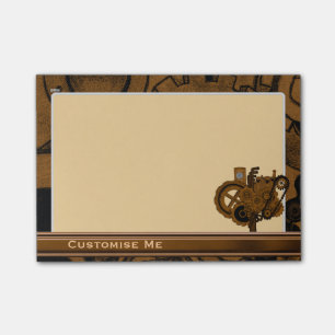 Steampunk maskineri (förkoppra), post-it block