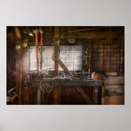 Steampunk - Maskinist - Min verkstad för tinkerand Poster