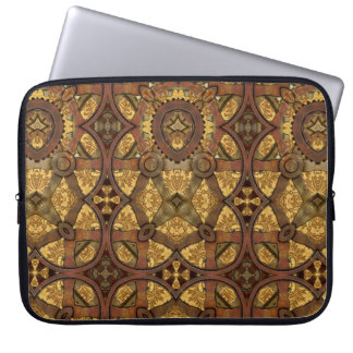 Steampunk mässing och förkopprar utrustar laptop sleeve