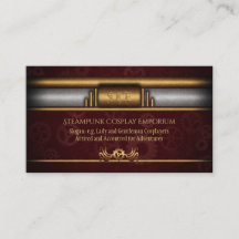 Steampunk, mässing på marroonredskap, Monogram