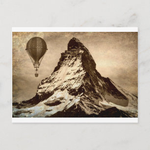 Steampunk Matterhorn Vykort