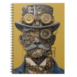Steampunk Mechanical Gentleman Anteckningsbok