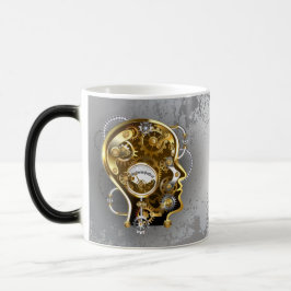 Steampunk med manometer magisk mugg