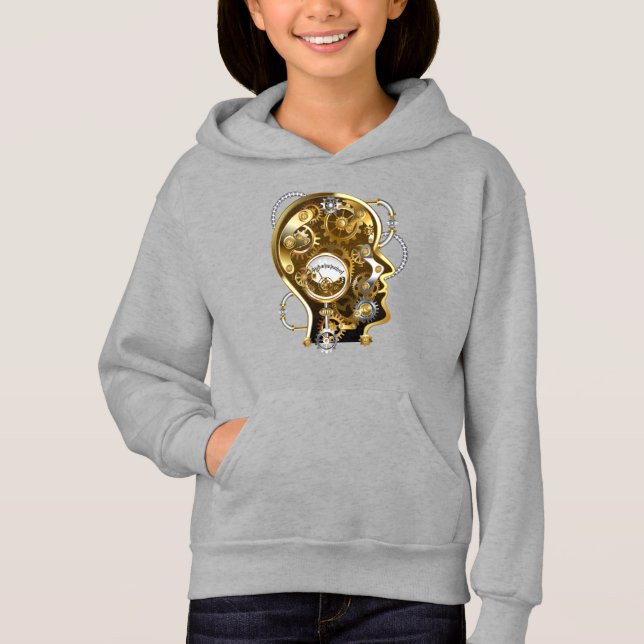Steampunk med manometer t shirt (Framsida)