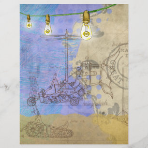 Steampunk Mekanisk Edison Light Bulb Architect