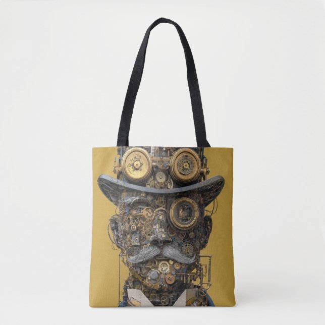 Steampunk Mekanisk Herr Tygkasse (Framsida)