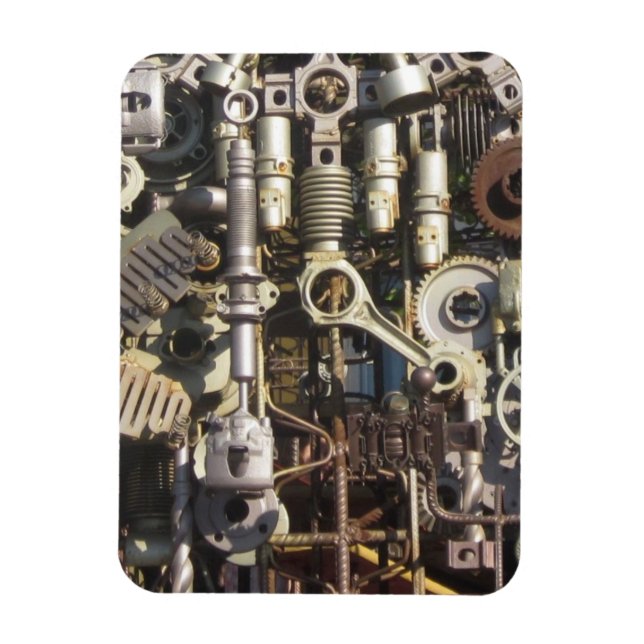 Steampunk mekaniska maskiner maskiner magnet (Vertikal)