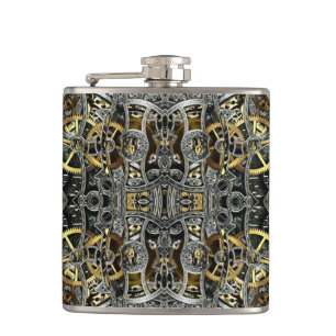 Steampunk metall utrustar fickplunta