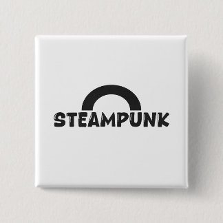 Steampunk Minimalist Design Button Knapp
