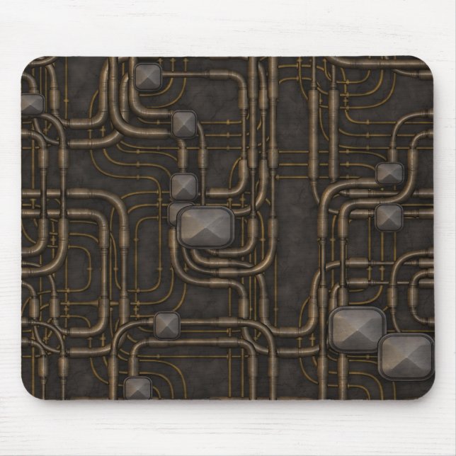 Steampunk Mousepad Musmatta (Framsidan)
