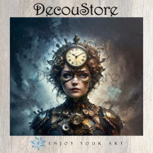 Steampunk Mus Dekoupage
