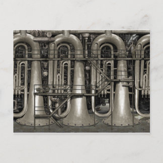 Steampunk Music Factory Vykort