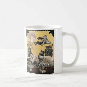 Steampunk musikalisk bläckfiskmugg kaffemugg