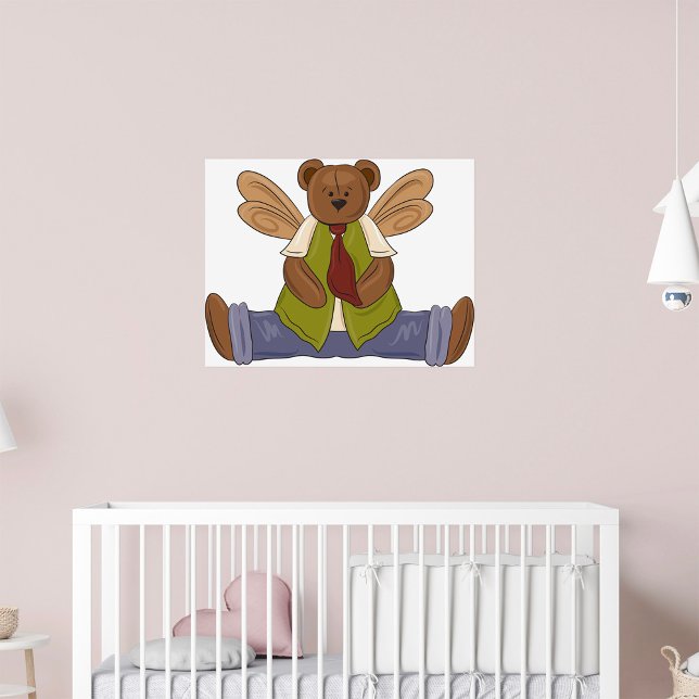 Steampunk Nalle med Fairy Vingar Poster (Skapare uppladdad)