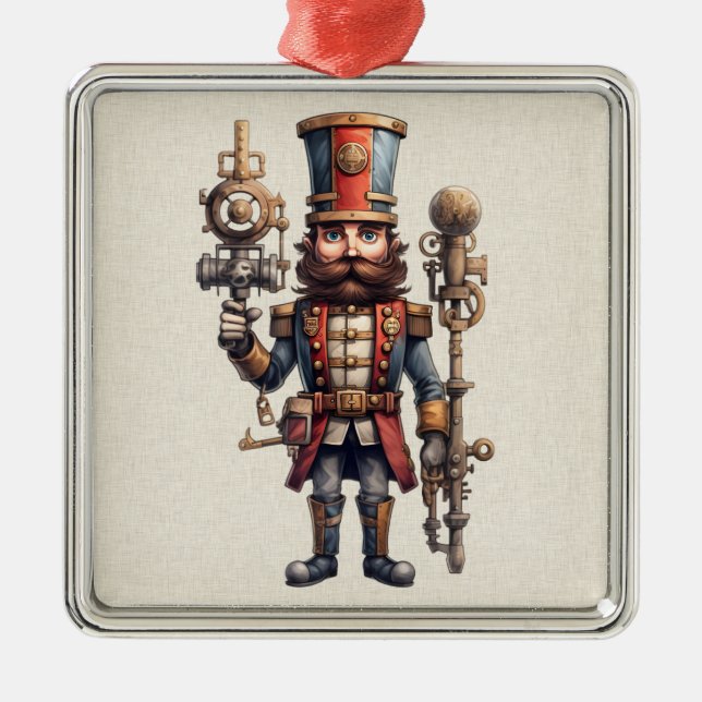 Steampunk Nutcracker jul Ornament (Framsidan)