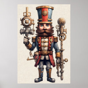 Steampunk Nutcracker Poster