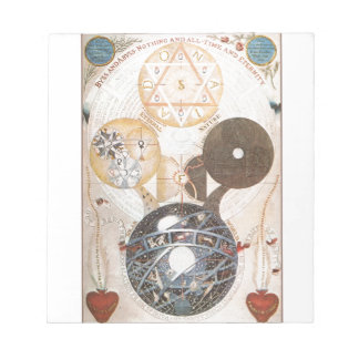 Steampunk Occult Star of David Anteckningsblock