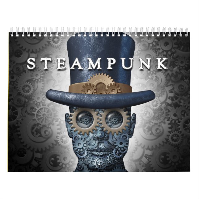 Steampunk och ångapunkkalender kalender (Omslag)