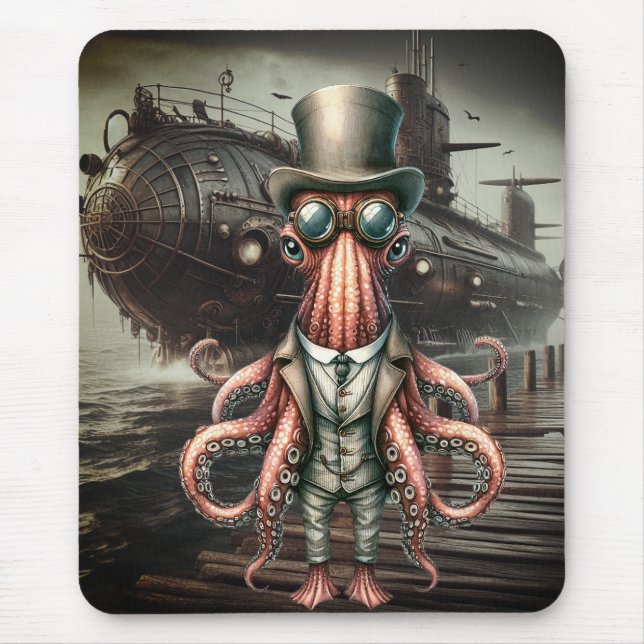 Steampunk Octopus Musmatta (Framsidan)