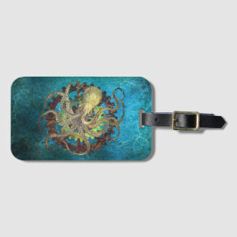 Steampunk Octopus och Clockwork Gears Bagagebricka