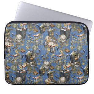 Steampunk på Blue Denim Laptop sleeve