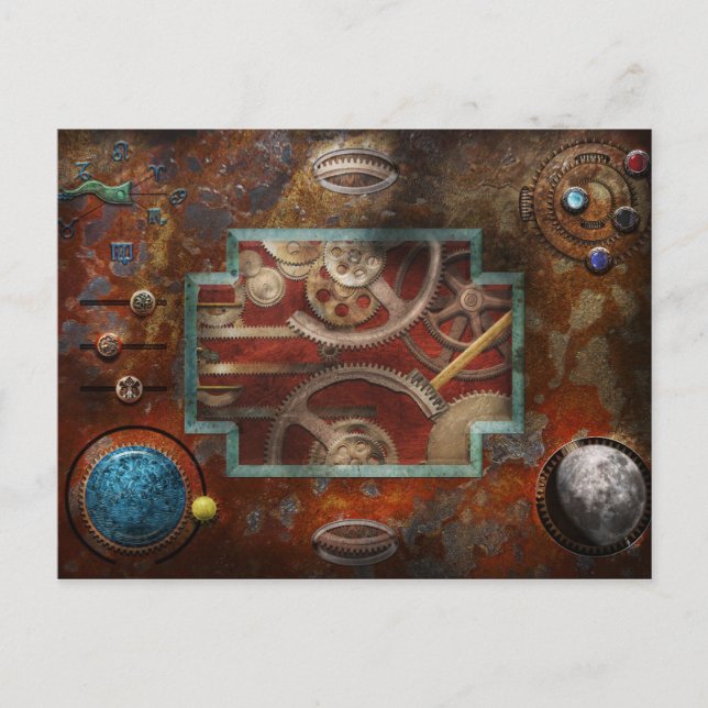 Steampunk - Pandoras ask Vykort (Framsida)