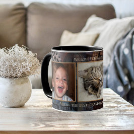 Steampunk Pappa eller Granddad Photo Mugg